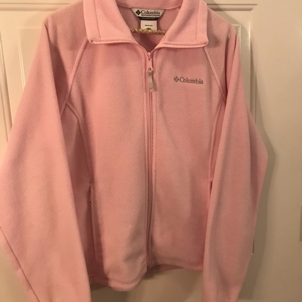 Pink Columbia zip up jacket